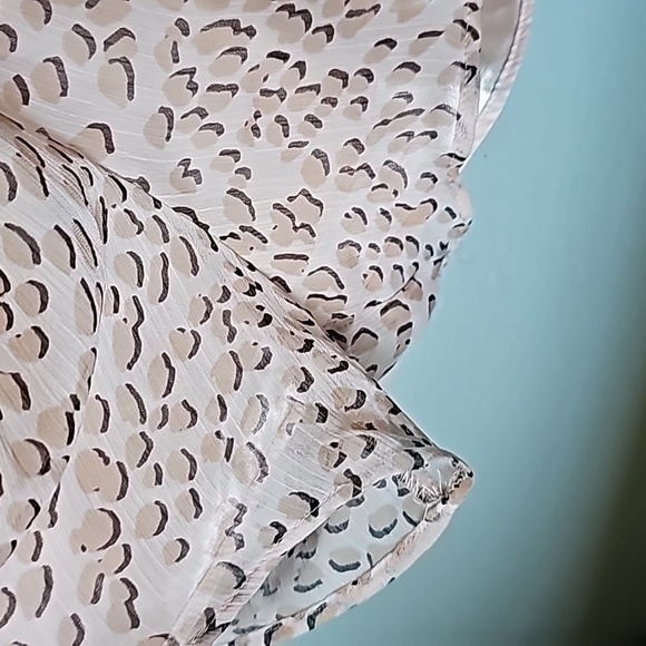 Express Mobwife Romantic animal print chiffon long sleeve short romper XL - Picture 9 of 15